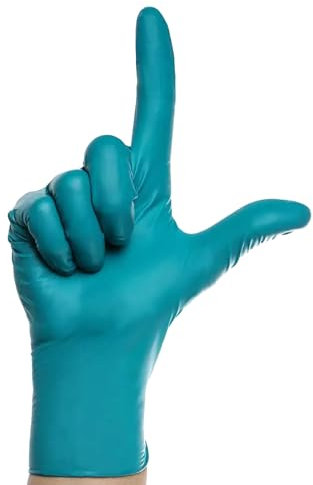 AMPRI Guanti monouso SolidSafety ChemN Special Taglia XXL Verde Nitrile EN 374, EN 455 PSA categoria III