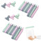 24Pcs Bag Clips for Food Storage,Food Bag Clips Unique Plastic Food Clips for Sealing Snacks Coffee Food,Sandwich Bags Multicoloured Reusable Plastic Bag Clips to Keep Food Fresh