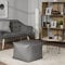 Paco Home Indoor Sitzsack Sessel Wohnzimmer Sitzkissen Hocker Sitzhocker Bodenkissen Fußhocker Pouf Quadratisch Modern Ungefüllt Einfarbig 50x50x40