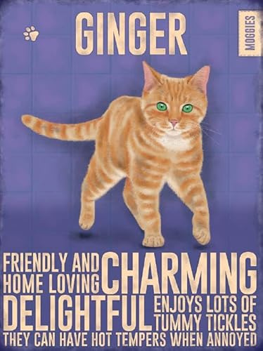 Fridge Magnet - Ginger Moggies Cat Kitten