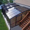 X1NGFU Polycarbonat-Kunststoffplatten,Schlagfeste PC-Dauerplatte,Transparente Gewächshaus Dachplatte,UV-Schutz Isolierplatten,Sonnenlicht-Paneele,Für Terrassen,Balkon,Vordächer (W1.2xL2m(47x79in))
