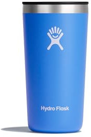 Hydro Flask - All Around Tumbler 355 ml (12 oz) mit verschließbarem, auslaufsicherem Press-In-Deckel - Edelstahl-Doppelwand-Vakuumisolierung - Cascade