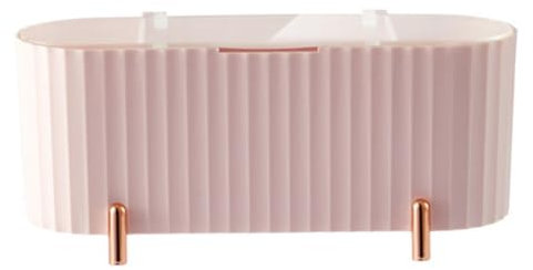 Naugan Porta Dispenser per Bastoncini di Cotone da Scrivania, Contenitore per Batuffoli di Cotone, Barattolo per Dischetti di Cotone Cosmetici, Contenitori per per Il Bagno