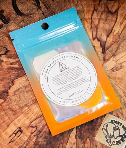 Handmade Scented Hoover Discs - Elevate Your Vacuum Game with Fresh, Long-Lasting Fragrances | 4 Pack, 30MM | Extra Strength Vacuum Disc Fresheners (Lemon Sherbet)