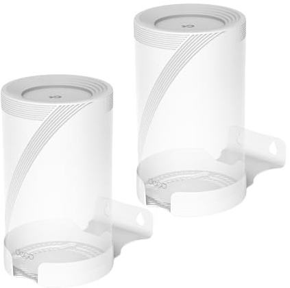 ZahoTse Ständer kompatibel mit TP Link Deco BE75 / BE85 / BE95 Mesh WiFi 7 System, einfache und stabile Wandhalterung, Standhalterung, TP Link Deco BE75 / BE85 / BE95 Halterung mit Kabelmanagement