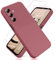 YiKaDa - Cover per Samsung Galaxy A16 4G/5G & [2 Pack] Pellicola Protettiva in Vetro Temperato, Custodia Liquid Silicone Leggero - Rosa Scuro
