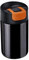 Kambukka Coffee-to-go-Becher, Thermobecher für unterwegs, 300 ml, einfaches Öffnen, rutschfester Silikonboden, spülmaschinengeeignet, Dark Chrome