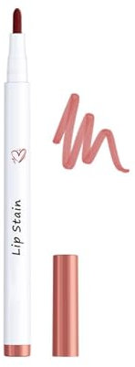 Lip Stain, Lip Tint Pen, Cream Glide Lip Liner, WaterproofMoisturizing Long Lasting Colour Lip Marker, Lightweight Hydrating Matt Lippen Liner Pen With 6 Colors To Choose (#05, 1.7ml)