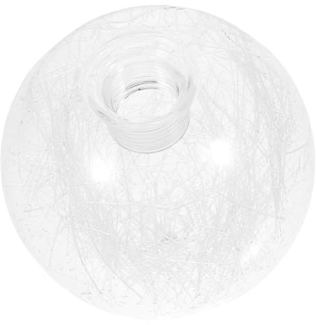 Lampenschirm aus Klarglas mit G9-sockel für Hängelampen, 100mm | 1 Stück Pack, Transparente Glasoptik mit Schraubgewinde, für Deckenleuchten und Wandlampen