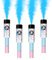 Zenda Club - Juego de 4 humos de humo azul a mano para Gender Reveal – Baby Shower Boy – 45s de humo – Disparo de mecha – Envío gratuito en 48H