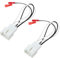 ECSiNG 2pcs Car Speaker Harness Plug Connector 72-5602 Compatible with Ford Compatible with Mazda Speaker