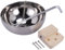 Kissmii Bol de Sauna en Acier Inoxydable pour Hammam de 20 cm, Bol D'Arôme, Bol D', Accessoires de Sauna, Bol D' pour Spa