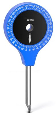 NiuLumea RISK for Bike Fitting, Winkelmesser Messen Fahrradgelenkwinkel, 14,3 x 6,4 x 2 cm, Kunststoff- und Metallkonstruktion, Blau, Straße für Fahrradhaltungsoptimierung