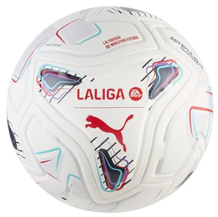 PUMA Erwachsene STELLAR Match LaLiga Fußball (FIFA® Quality) 5, White Multicolor