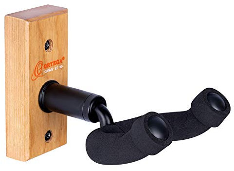 Ortega Guitars Gitarre Aufhängung Zubehör - Wandaufhängung für Gitarre - Holz, Hellbraun (OGH-1CW)