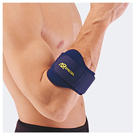 Tutore per Epicondilite ed Epitrocleite Elbow Support Blu Taglia Unica