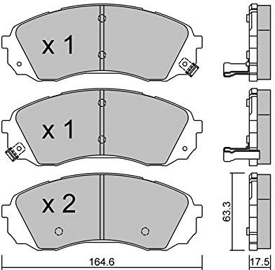 metelligroup 22-0785-0 - Bremsbeläge
