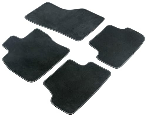 WALSER Premium Auto Teppiche für Mini (R56) 11/2005-01/2014, 100% passgenaue Auto Fußmatten Made in Europe, Fußmatte Auto, Autoteppich Auto, Fussmatten Auto