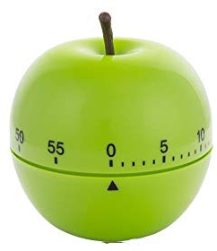 ORYX 5185000 Timer für die Küche, Apfel, grün, 60 Minuten, Kunststoff, 1.25 picometer, One Size