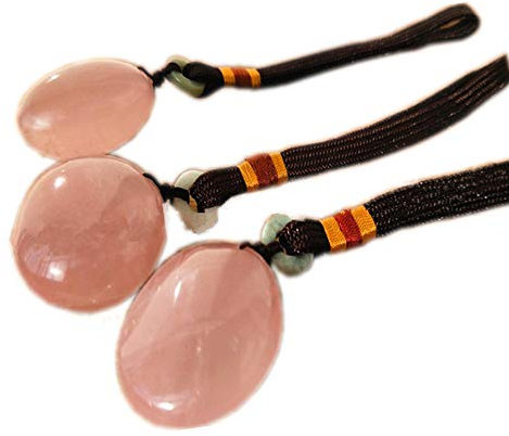 Rosenquarz Kristall Palm Stein Healing Quarz Edelstein Worry Stein für Schmuck Machen Sorgen Stein Therapie glatt (Rosenquarz)