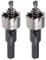 sourcingmap 2 Pcs 20mm HSS Drill Bit Hole Saw for Stainless Steel Metal Alloy Wood