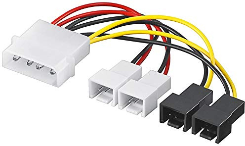PremiumCord kn-5 Stromkabel interner Fan 5,25-TX 3p 5V, 12V