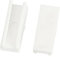BENECREAT - Coppia di 12 pinze in plastica, punte bianche a becco piatto (25 x 9,5 x 7,5 mm) per la creazione di gioielli in metallo per il cablaggio