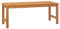 vidaXL Teak Massiv Gartenbank Sitzbank Parkbank Holzbank Massivholzbank Bank Gartenmöbel Terrassenbank Balkonbank Terrasse Outdoor 114cm