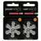 PowerOne Evolution Lot de 12 piles pour appareils auditifs Taille 13 1,45 V Zinc Air avec une meilleure autonomie