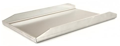 Edelstahl Plancha/Grillplatte/Bratplatte/Burger Platte/BBQ-Platte in diversen Größen kompatibel z.B Rösle (430 x 300mm mit Backburner)