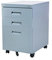 Jet-Line® | Metall | Rollcontainer unter Schreibtisch | 3 Schubladen | abschließbar | Büroschrank | Akten | Hängeregister | Aktenschrank | Büroschranke | Dokumente| Schreibwaren 39 x 52 x 62 cm