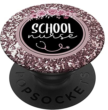 SCHOOL Nurse Pop Socket Phone Accessory For School Nurses PopSockets Swappable PopGrip