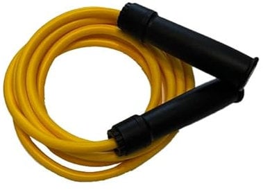 AMPRO Legend Thai-Springseil, verstellbar, Kugellager, 3 m, Schwarz/Weiß (Schwarz/Gelb)