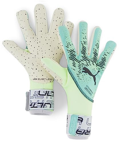 PUMA Erwachsene Ultra Ultimate 1 Negative Cut Fußball Torwarthandschuhe 7.5Electric Peppermint Fast Yellow Green