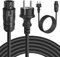 Elecoutek Solar Anschlusskabel 2M, Wechselrichter Kabel 3 x 1,5 mm² BC01 Buchse auf Schuko Stecker (IP44) Kabel, AC Verlängerungskabel für Mikrowechselrichter Balkonkraftwerk
