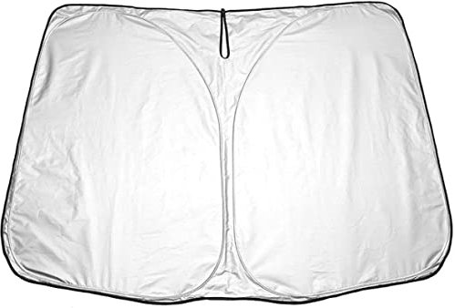 BAZORO Auto Frontscheibe Sonnenschirm, für VW Touran 2006-2015 Windschutzscheiben Faltbarer Sonnenschutz Blockiert UV Innenraum Zubehör,Silver