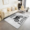 Schwarz Dirt Bike Dekor Moderne Teppiche Racing Motocross Wohnzimmer Teppiche Kinder Extreme Sport Akzent Teppich Motorrad Indoor Bodenmatte Holz Plank Zimmer Dekor Teppich Teppich 150x200cm