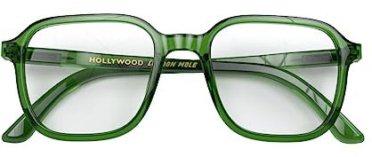 LONDON MOLE® Hollywood gafas de lectura | Lectores geniales de forma cuadrada | Hombre y mujer unisex | Bisagras de resorte