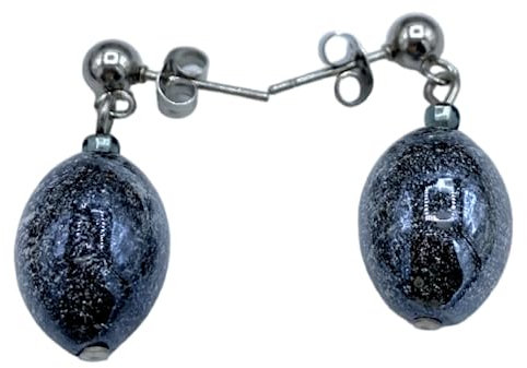 Damen-Ohrringe aus Murano-Glas, antike Murrina Venedicana OR533A14, LUNGA, Glas, Glas