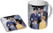 glades Mary Poppins Julie Andrews Raining Scene - Ceramic Coffee Mug + Coaster Gift Set