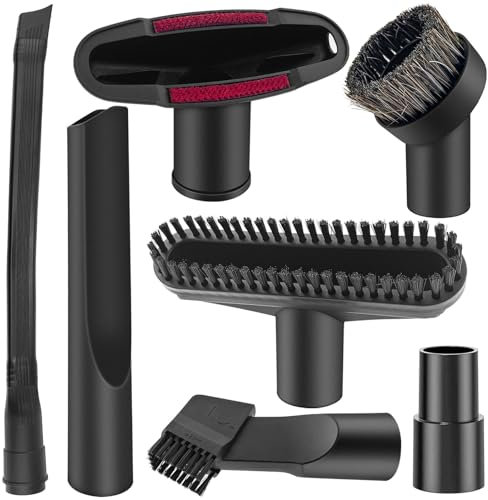 GZqiancang Set di 7 ugelli per aspirapolvere, 35 mm/32 mm, bocchetta flessibile per bocchetta per aspirapolvere, per la pulizia di biancheria da letto, divani/auto