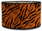 FANSU Lampenschirm fuir Tischlampe, Leopardenmuster Lampenschirm Hängelampe Lampenabdeckung für E27 Stehlampe Tischlampe Deckenleuchte Wohnzimmer Deko (Orange,30x30x20cm)