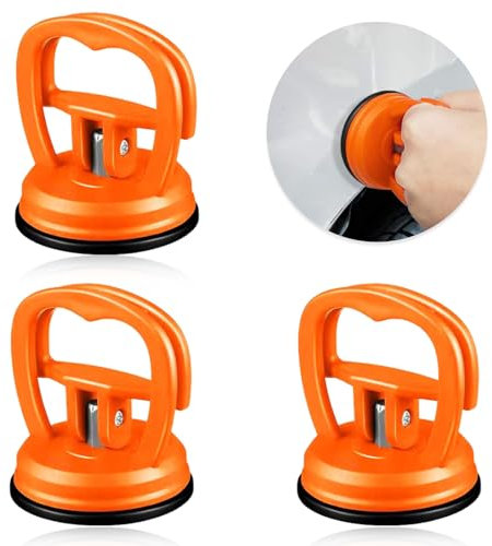 Ventosa per Carrozzeria Auto Confezione da 3 Ripara Ammaccature Auto Ventosa a Vuoto Kit Ventose per Carrozzeria Ventosa per Vetro Adatto per Ammaccature Auto Pannelli di Vetro Laptop