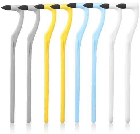 JJUNW 8 Stück Zahnsteinentferner, Professionelle Zahnreinigung Zahnpflege Zahnpolierer Zahnbürste Teeth Stain Remover Zahnpflege Zahnradierer für Zahnsteinentfernung