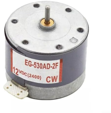 1PCS Turntables Motor,DC 12V 3-Speed Brush Vinyl Record Recorder Turntables Motor, 12V CCW Tape Recorder Audio Capstan Motor