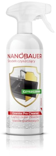 Professionelles Spülenreinigungsmittel | NANOBAUER Granite Pro Cleaner | Spüle Reiniger Granitspülenreiniger Küchenspülenreiniger Granitpflege Spülenpflege Küchenreiniger Granit | Kapazität 750ml