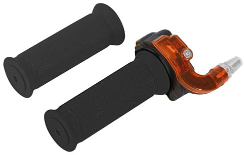 Tunejoy 22mm Empuñadura de Acelerador Agarre de Acelerador Twist Speed Throttle Giratorio con Mango para ATV Quad Pit Bike Mini Pocketbike Go Kart Negro
