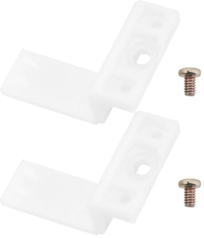 eMagTech Laser-Getriebearm-Reparaturteile, kompatibel mit PS2-Fettkonsolen SCPH-30001 30001R und 39001 mit Schrauben, Weiß, 2 Stück