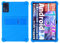 Coque pour tablette Teclast T65 Max Android 14 13 - Adapté aux enfants - Housse de protection antichoc en silicone souple anti-chocs avec support réglable (bleu)