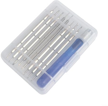 Compact 9 in 1 Screwdriver Set with Dual Ended Design Includes 16 Reversible Bits for Repairs of Electronics and for Glasses